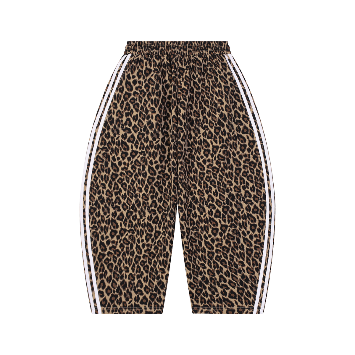 360 GSM Leopard Barrel Leg Sweatpants (U)
