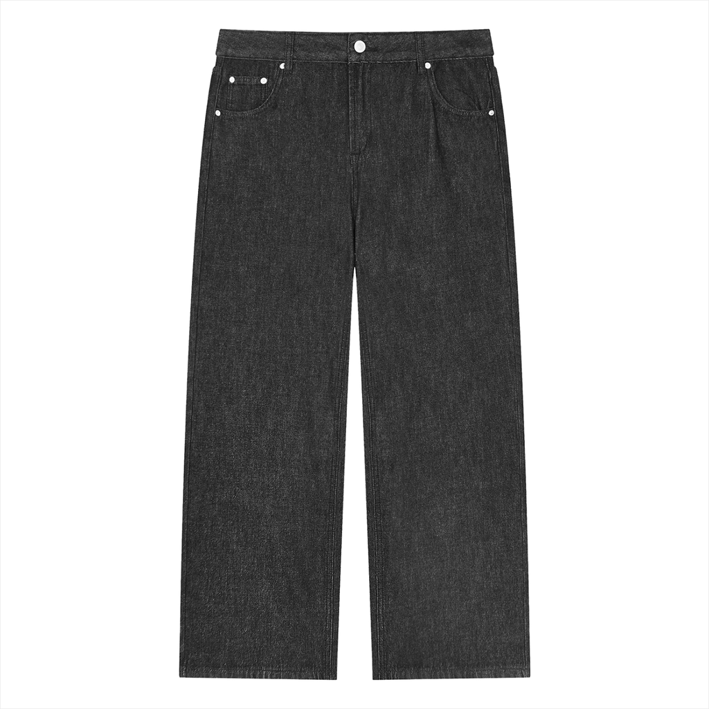 365 GSM Vintage Wash Straight Leg Jeans (U)
