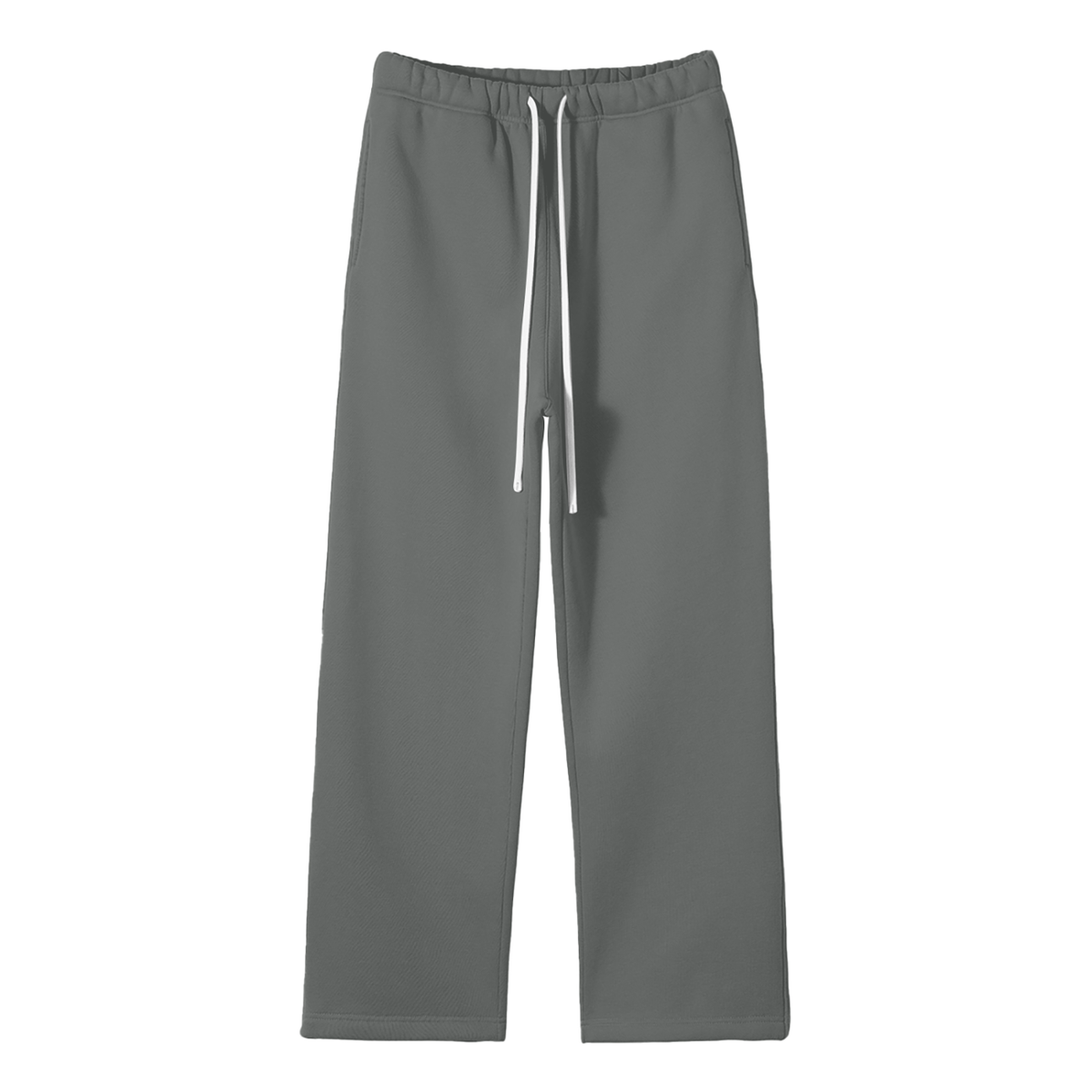 360 GSM Solid Color Fleece Straight Leg Pants (U)