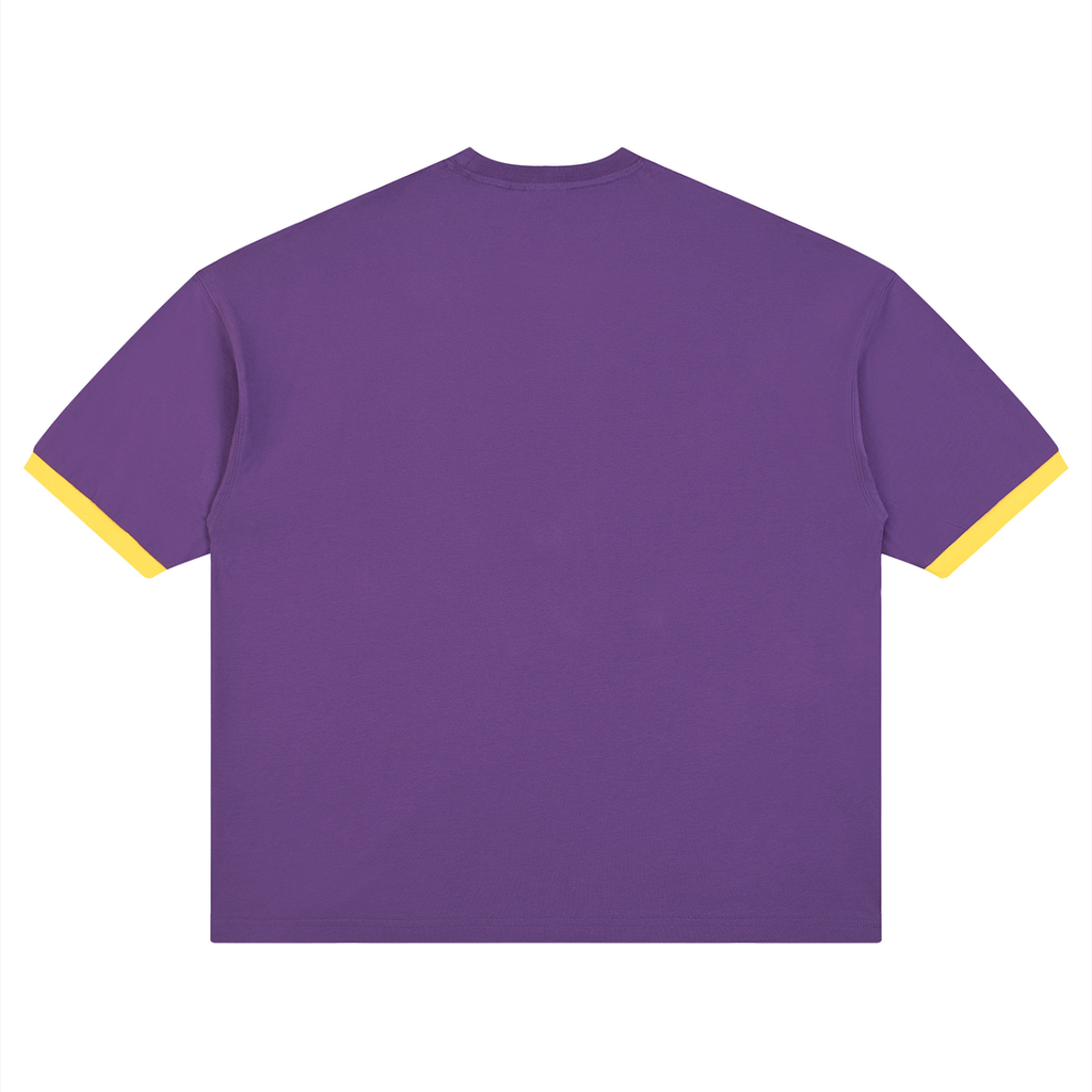 230 GSM Color Block Drop Shoulder T-Shirt