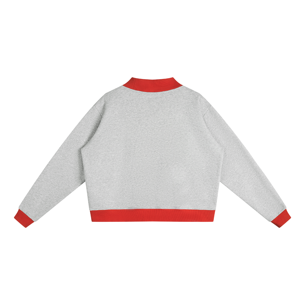 350 GSM Mock Neck Crewneck Sweatshirt (W)