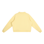350 GSM Essential Fleece Mock-Neck Crew Sweatshirt (W)