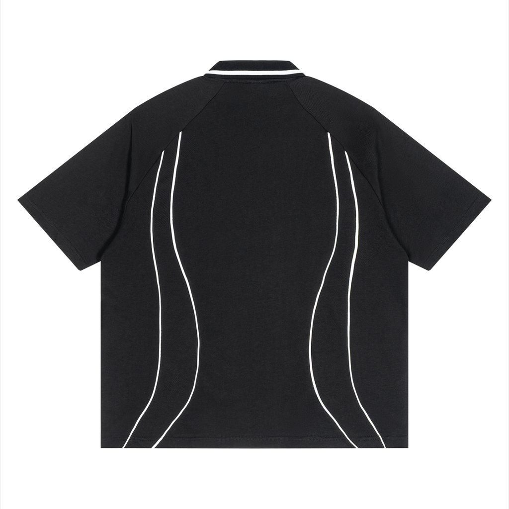 210 GSM Raglan Piping Polo Shirt (U)