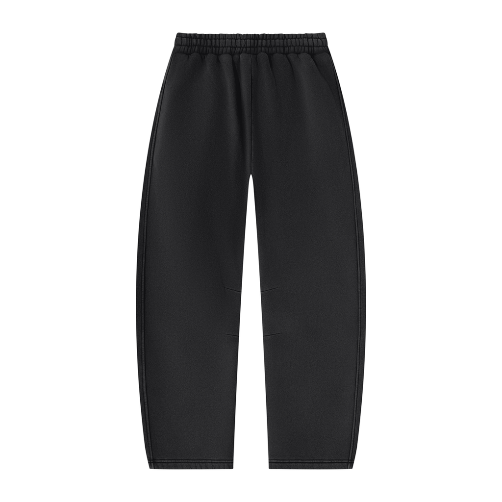 390 GSM Vintage Wash Barrel Leg Fleece Sweatpants (U)