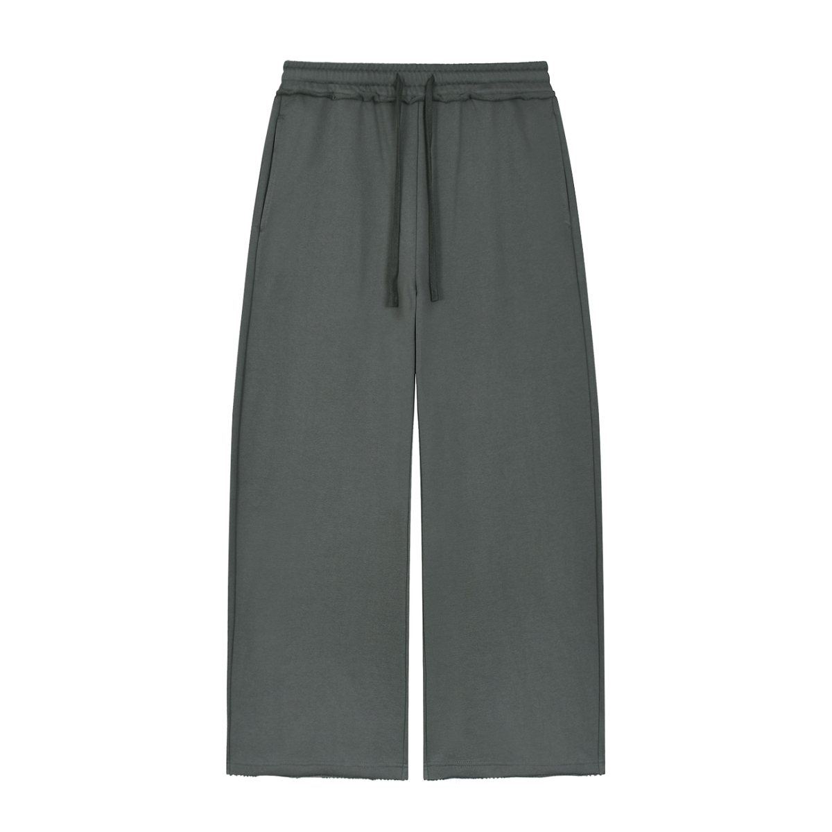 350 GSM Wide Leg Raw Edge Sweatpants (W)