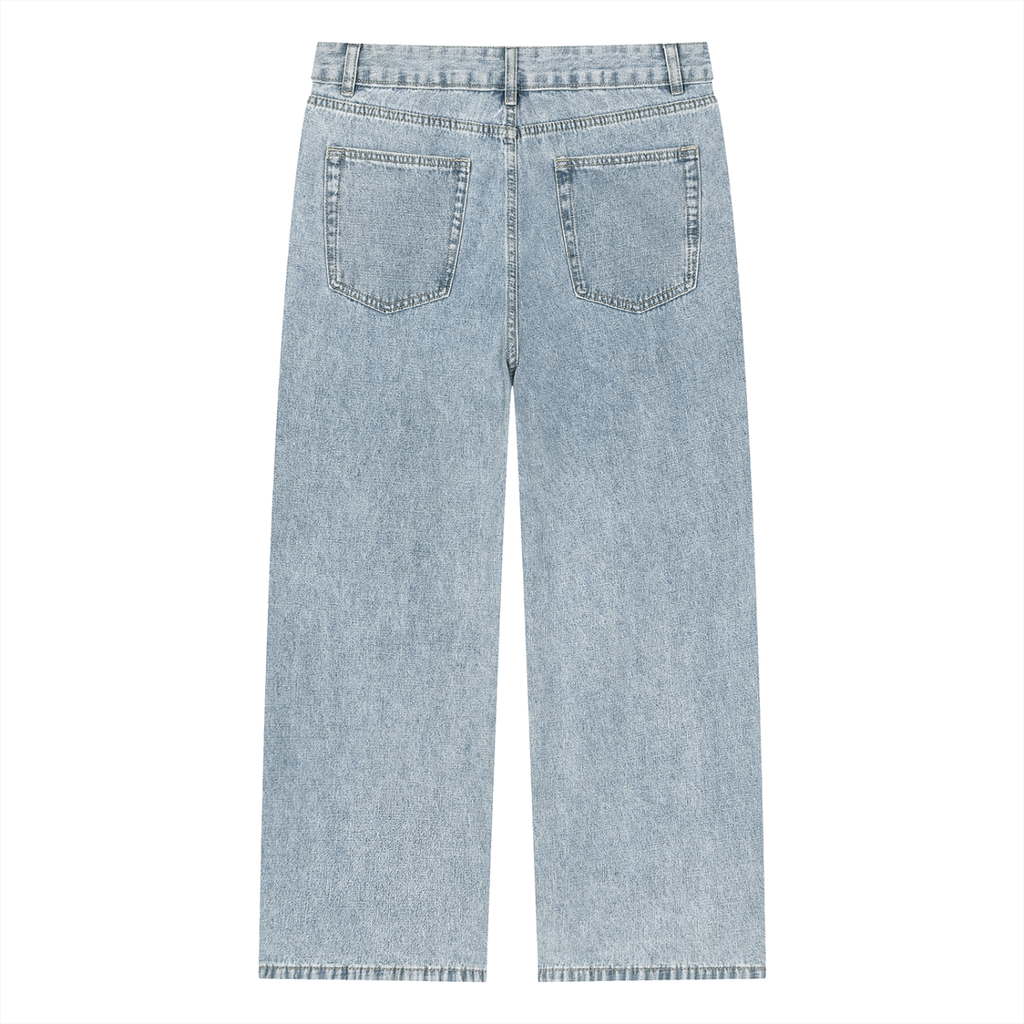 365 GSM Vintage Wash Straight Leg Jeans (U)