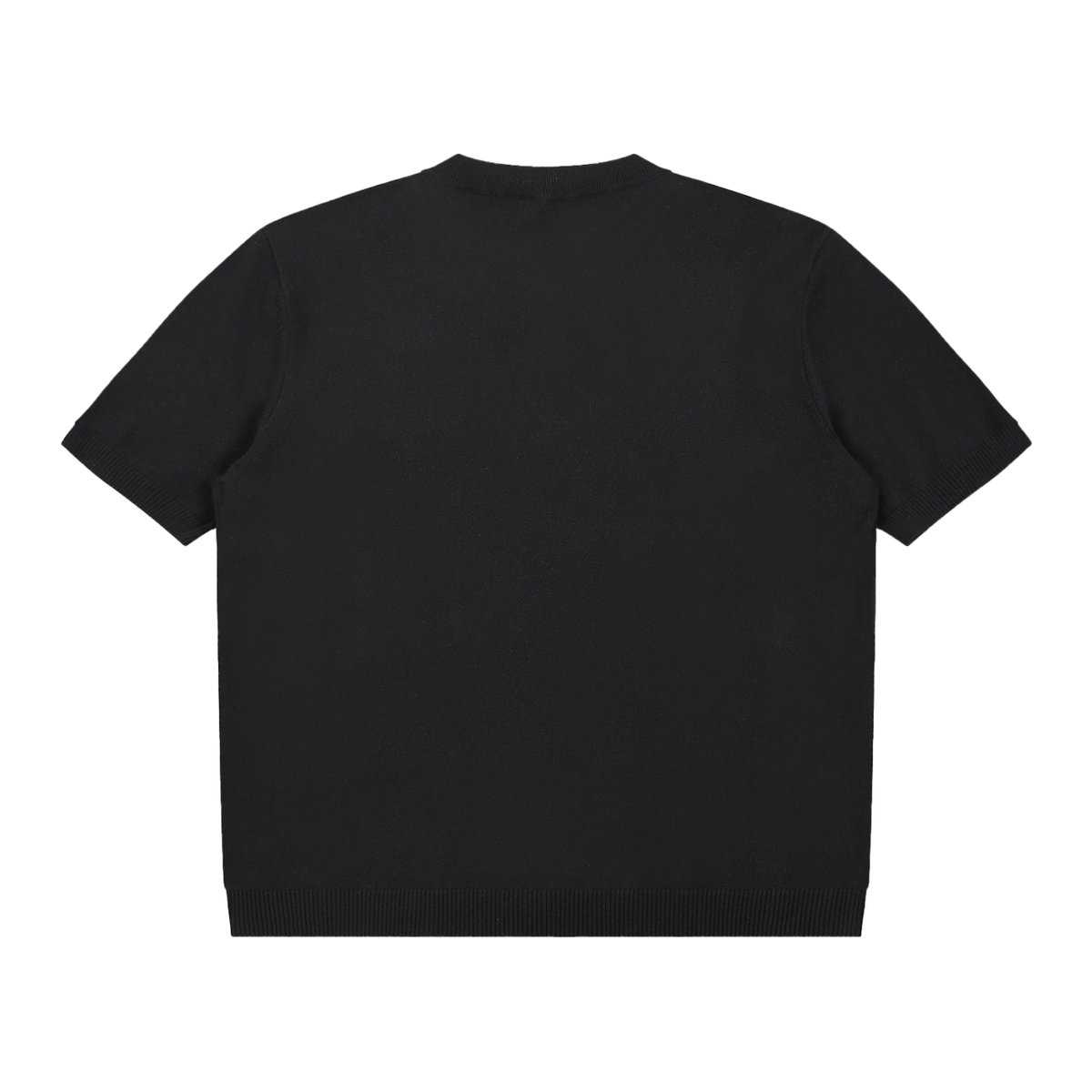 Cotton Knit Short Sleeve Henley T-Shirt