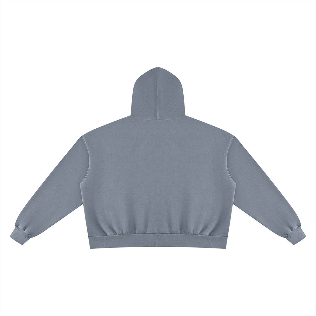 Vintage Wash Fleece Boxy Hoodie