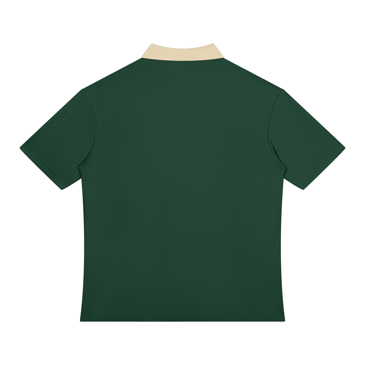 Color Block Quarter-Zip Polo Shirt