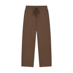 Solid Color Straight-Leg Sweatpants