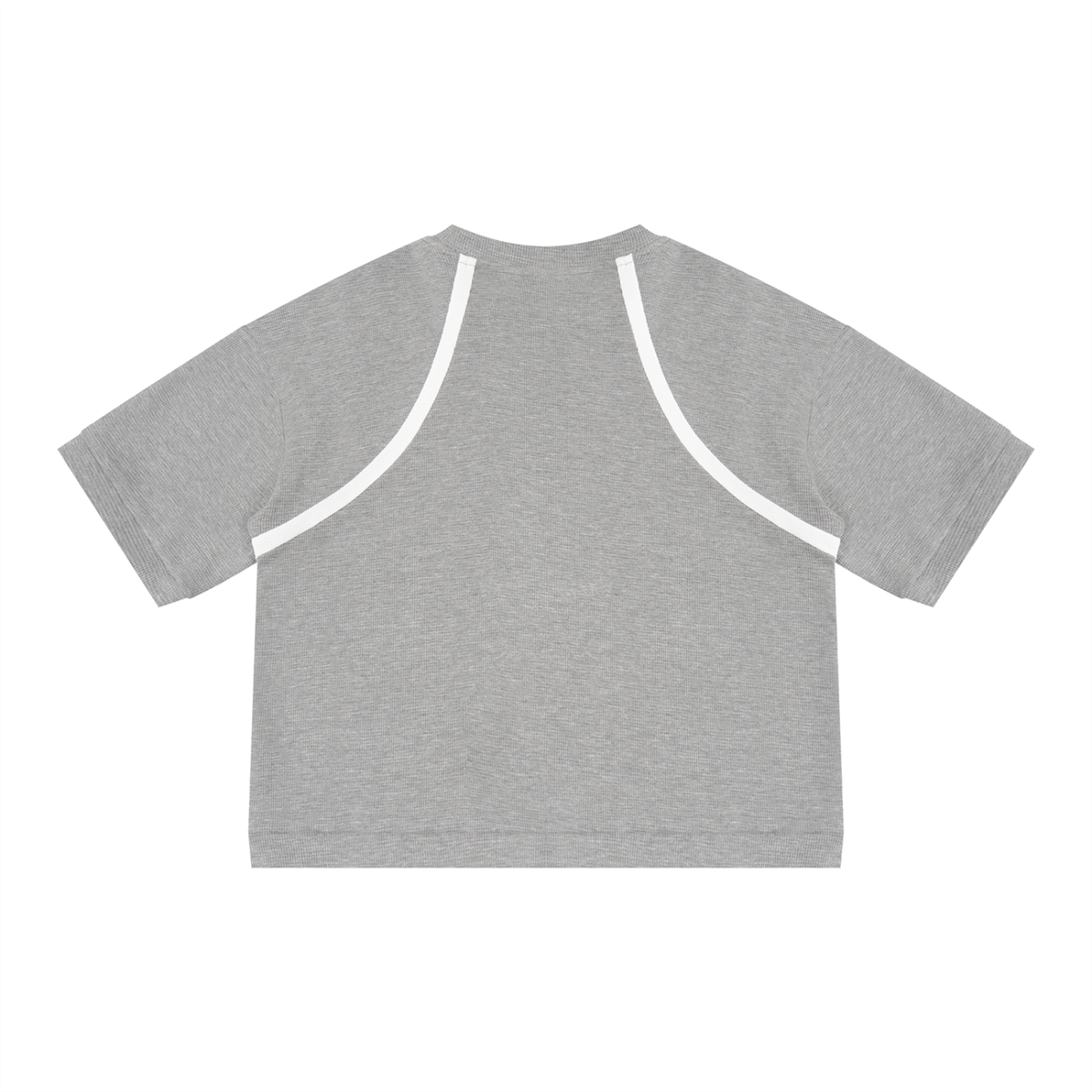 Color Block Waffle Boxy T-Shirt