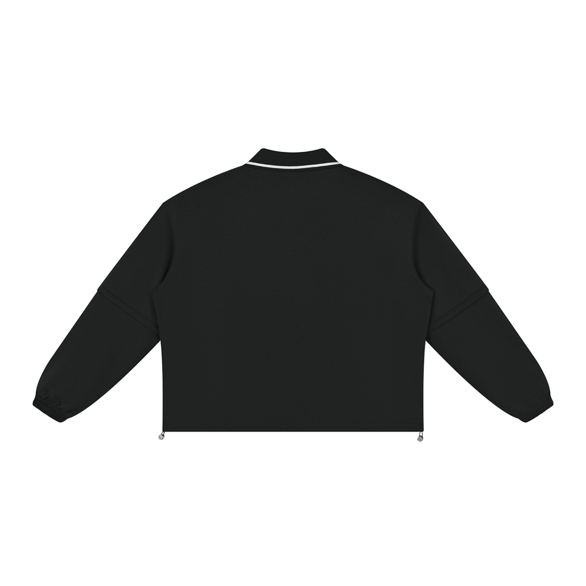 380 GSM Boxy Collared Detachable Sweatshirt (U)