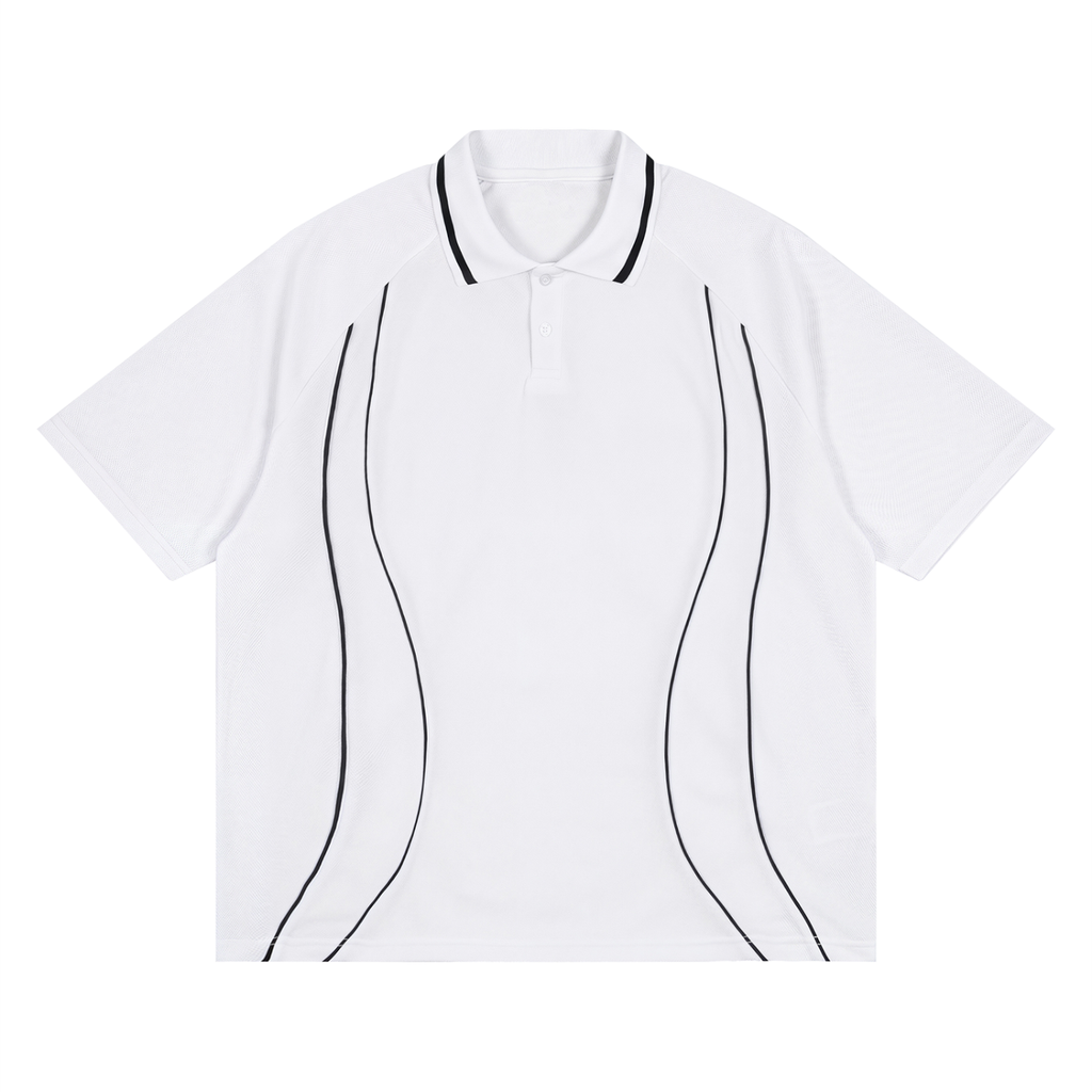 210 GSM Raglan Piping Polo Shirt (U)