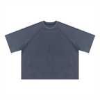 340 GSM Mineral Wash Boxy Waffle T-Shirt (U)