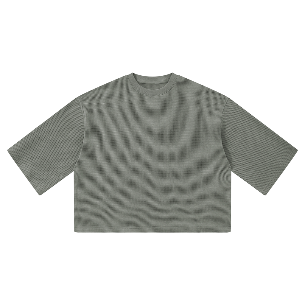 350 GSM Waffle Boxy T-Shirt (U)