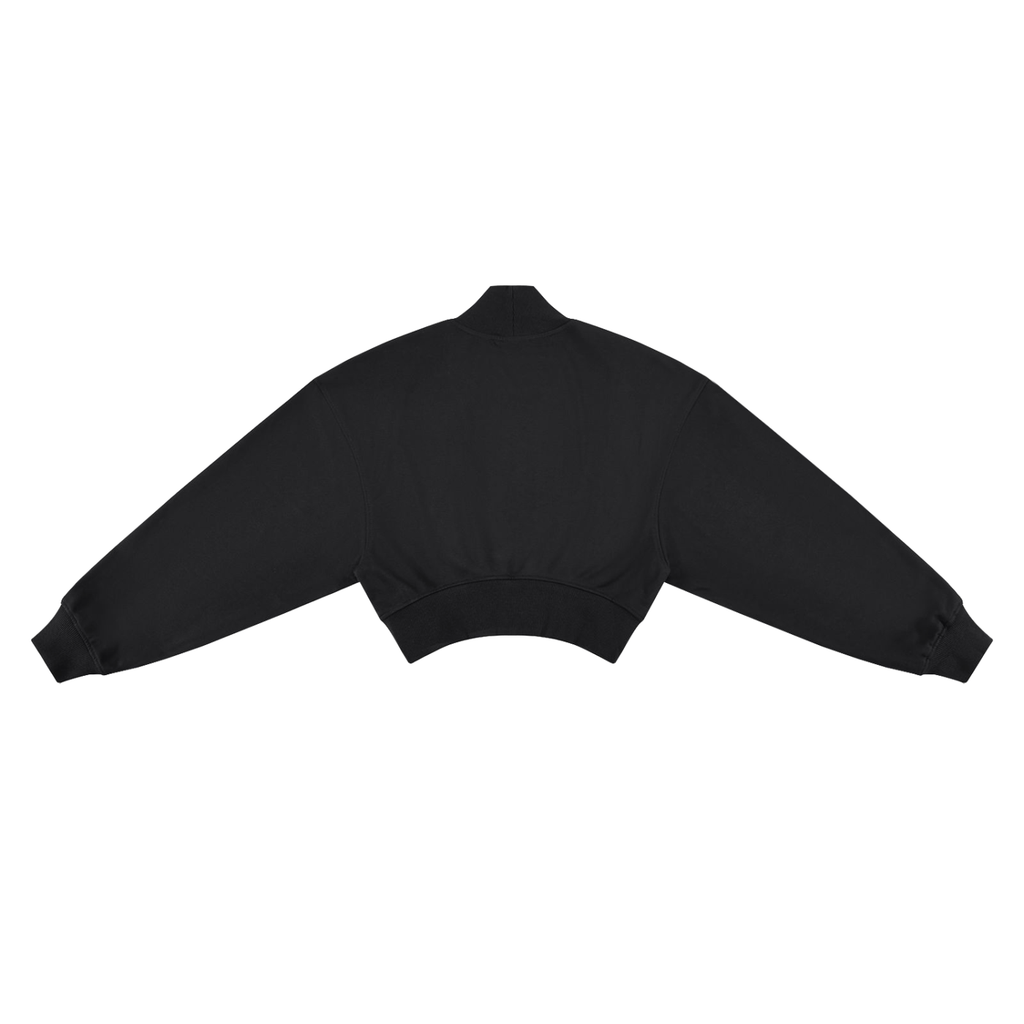 280 GSM Crop Mock Neck Sweatshirt (W)