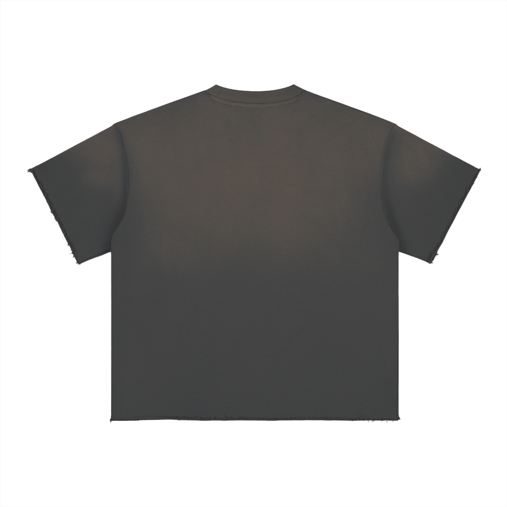 Sun Faded Raw Edge T-Shirt