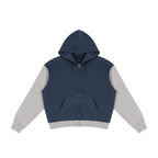 350 GSM Multi Color Full Zip Hoodie
