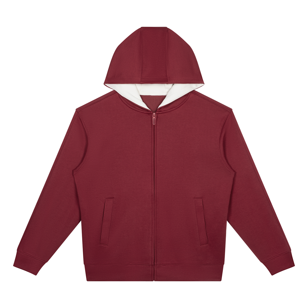 380 GSM Drop Shoulder Full Zip Hoodie (U)