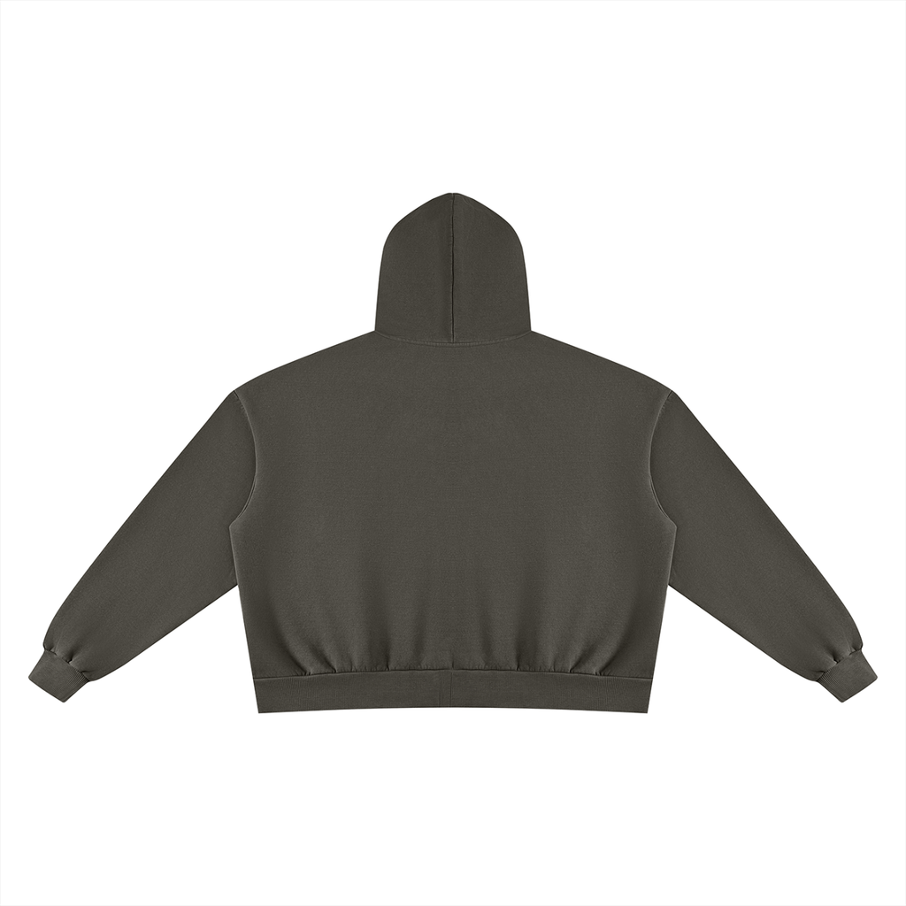 Vintage Wash Fleece Boxy Hoodie
