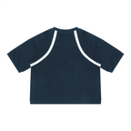 Color Block Waffle Boxy T-Shirt