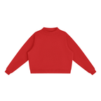 350 GSM Essential Fleece Mock-Neck Crew Sweatshirt (W)