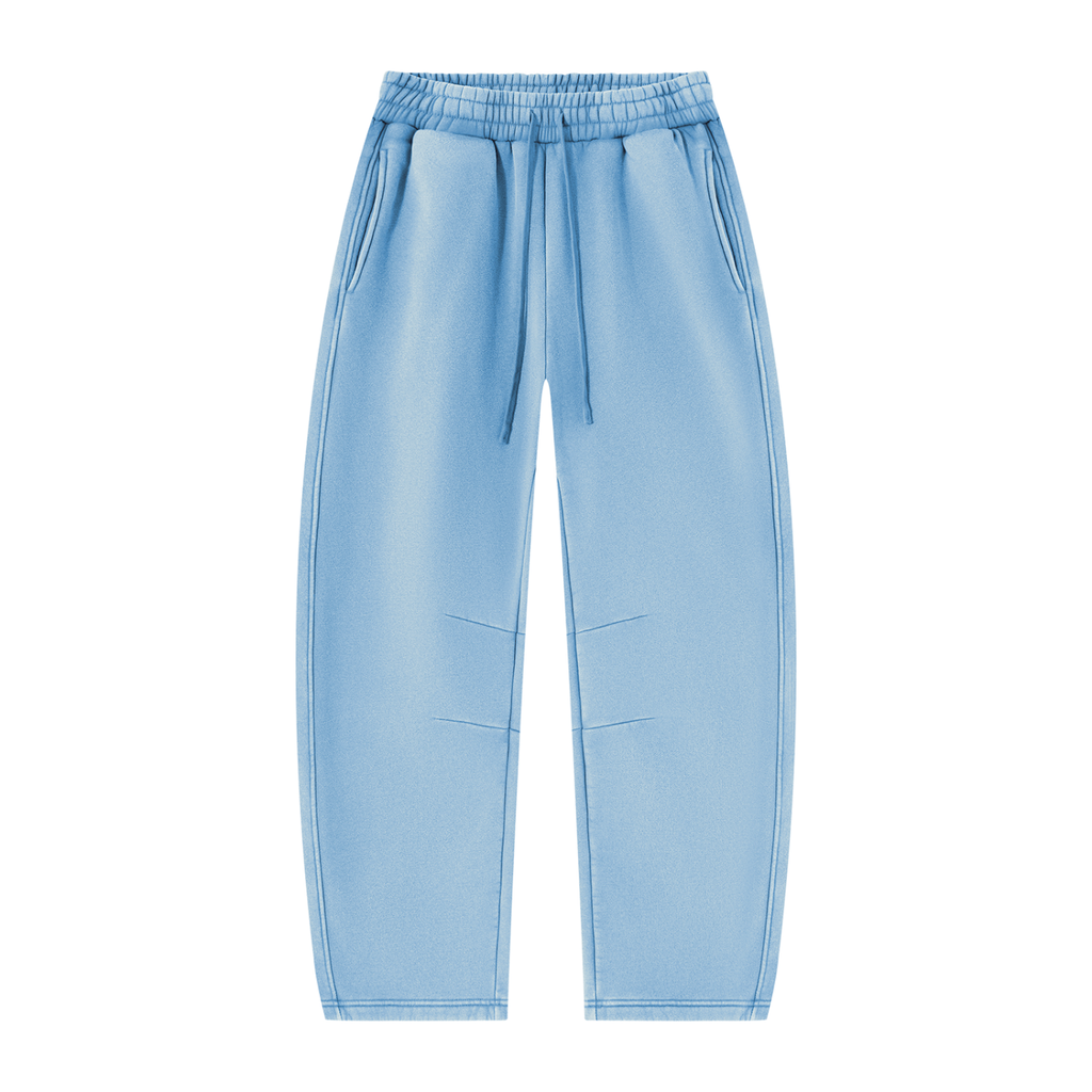 390 GSM Vintage Wash Barrel Leg Fleece Sweatpants (U)