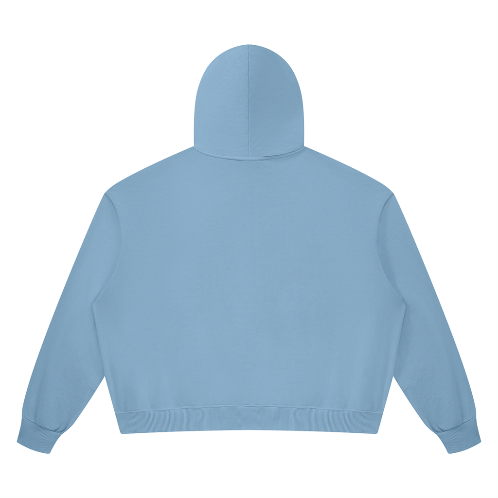 Vintage Wash Boxy Full-Zip Hoodie