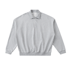 Heavyweight Fleece Polo Sweatshirt