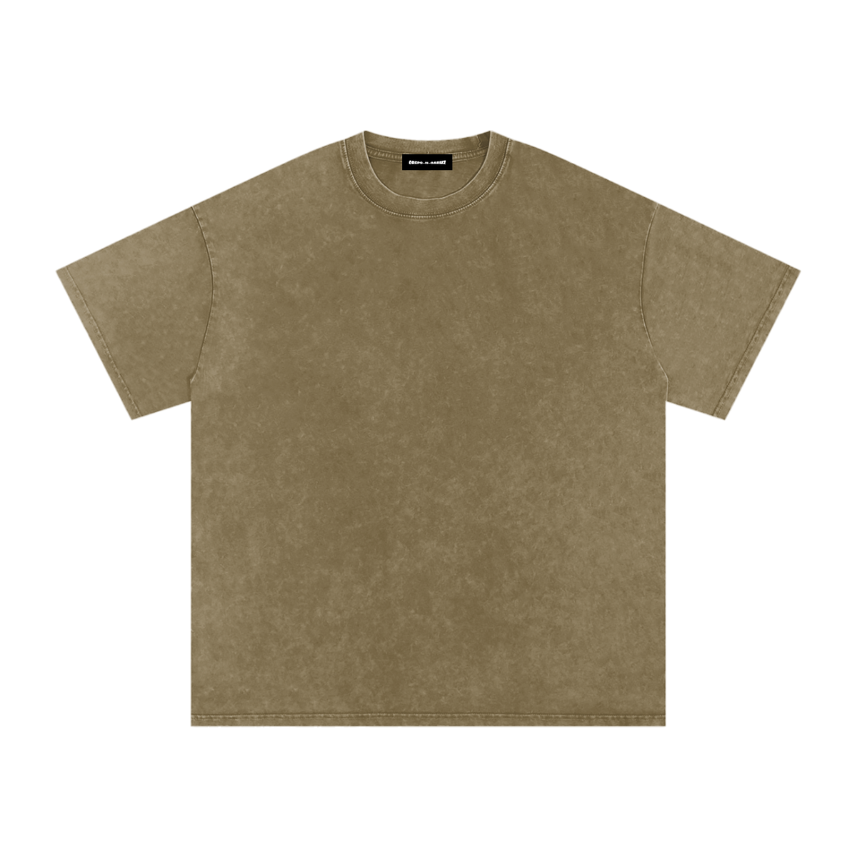 Snow Wash Oversized Cotton T-Shirt