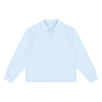 320 GSM Loose Long Sleeve Polo Shirt (U)