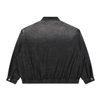 320 GSM Vintage Wash Full-Zip Denim Jacket (u)