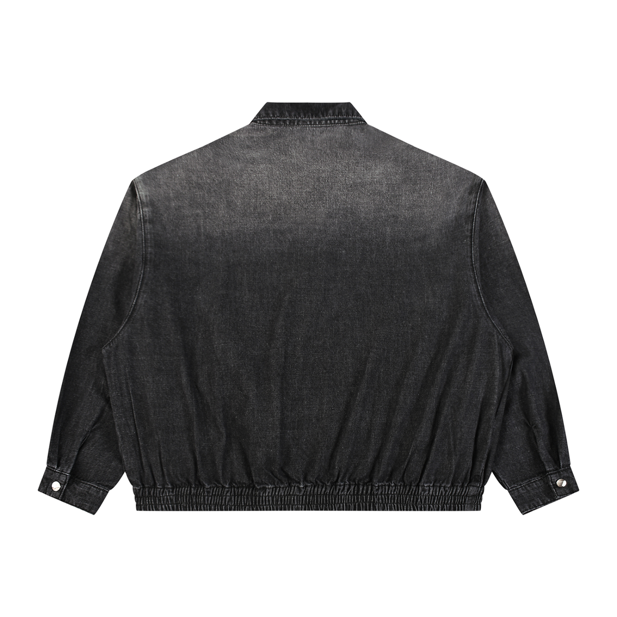 320 GSM Vintage Wash Full-Zip Denim Jacket (u)