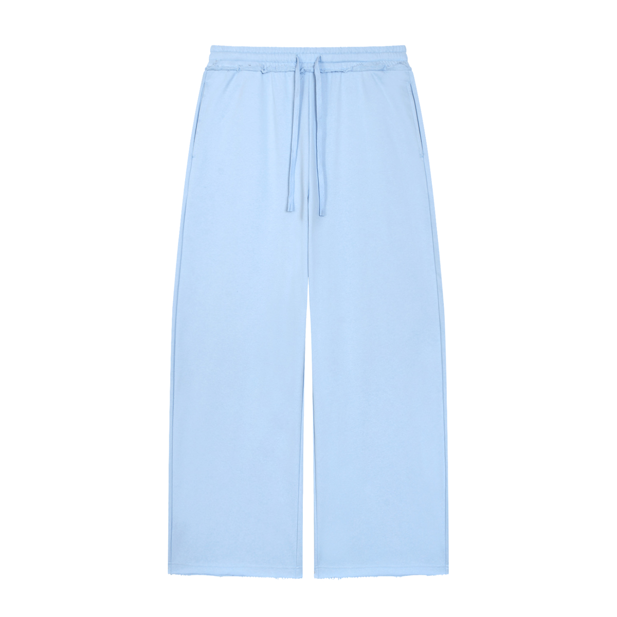350 GSM Wide Leg Raw Edge Sweatpants (W)