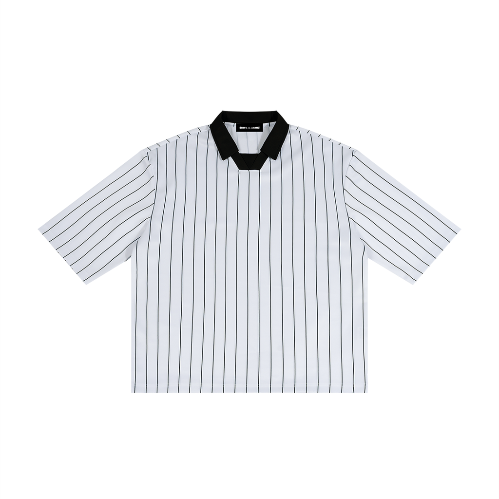 Pinstripe Collared Soccer Jersey