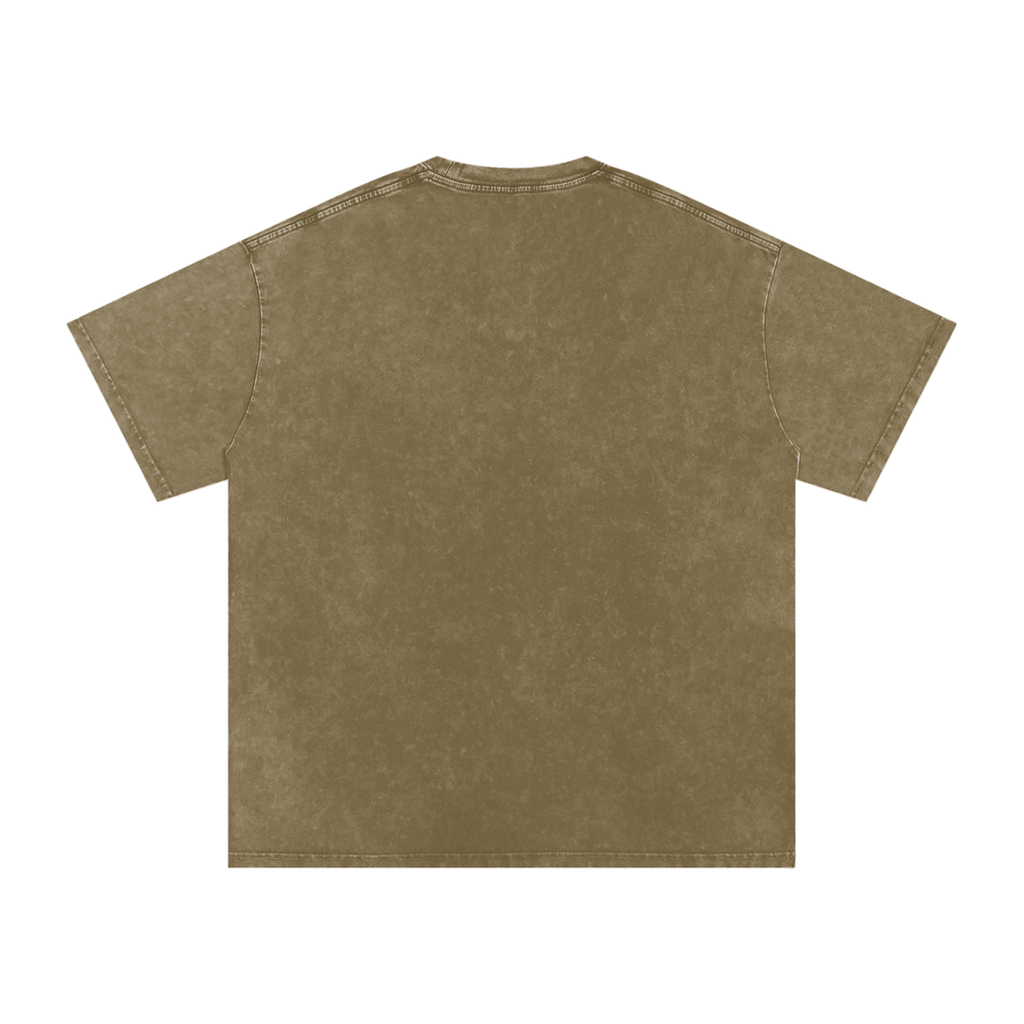 Snow Wash Oversized Cotton T-Shirt