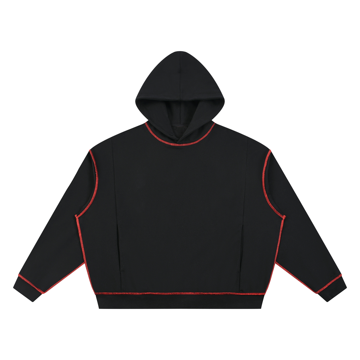 Heavyweight Boxy Topstitch Hoodie