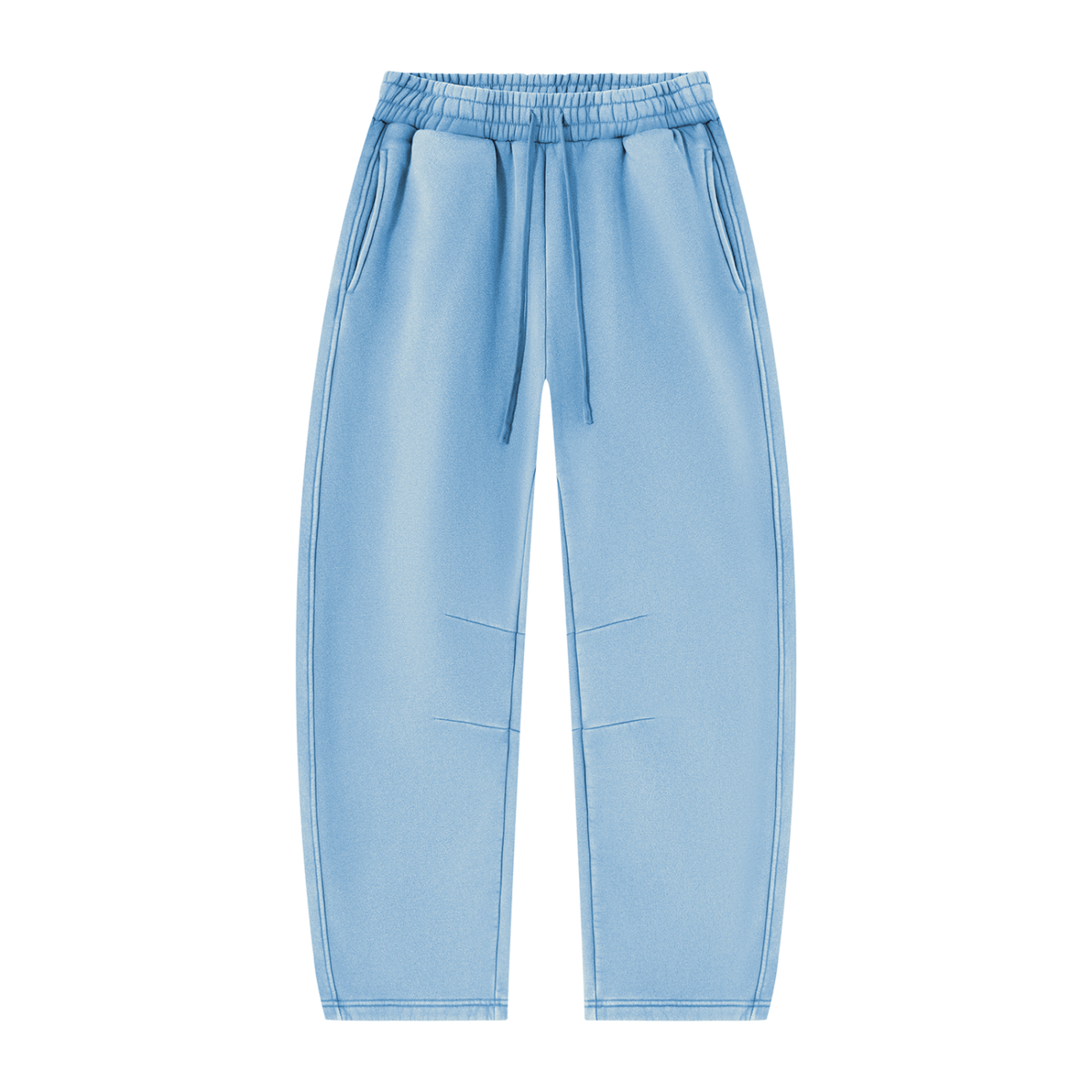390 GSM Vintage Wash Barrel Leg Fleece Sweatpants (U)