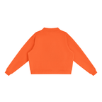 Women's Essential Fleece Mock-Neck Crew Sweatshirt