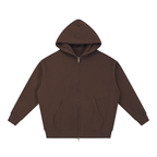 345 GSM Oversized Zipper Hoodie