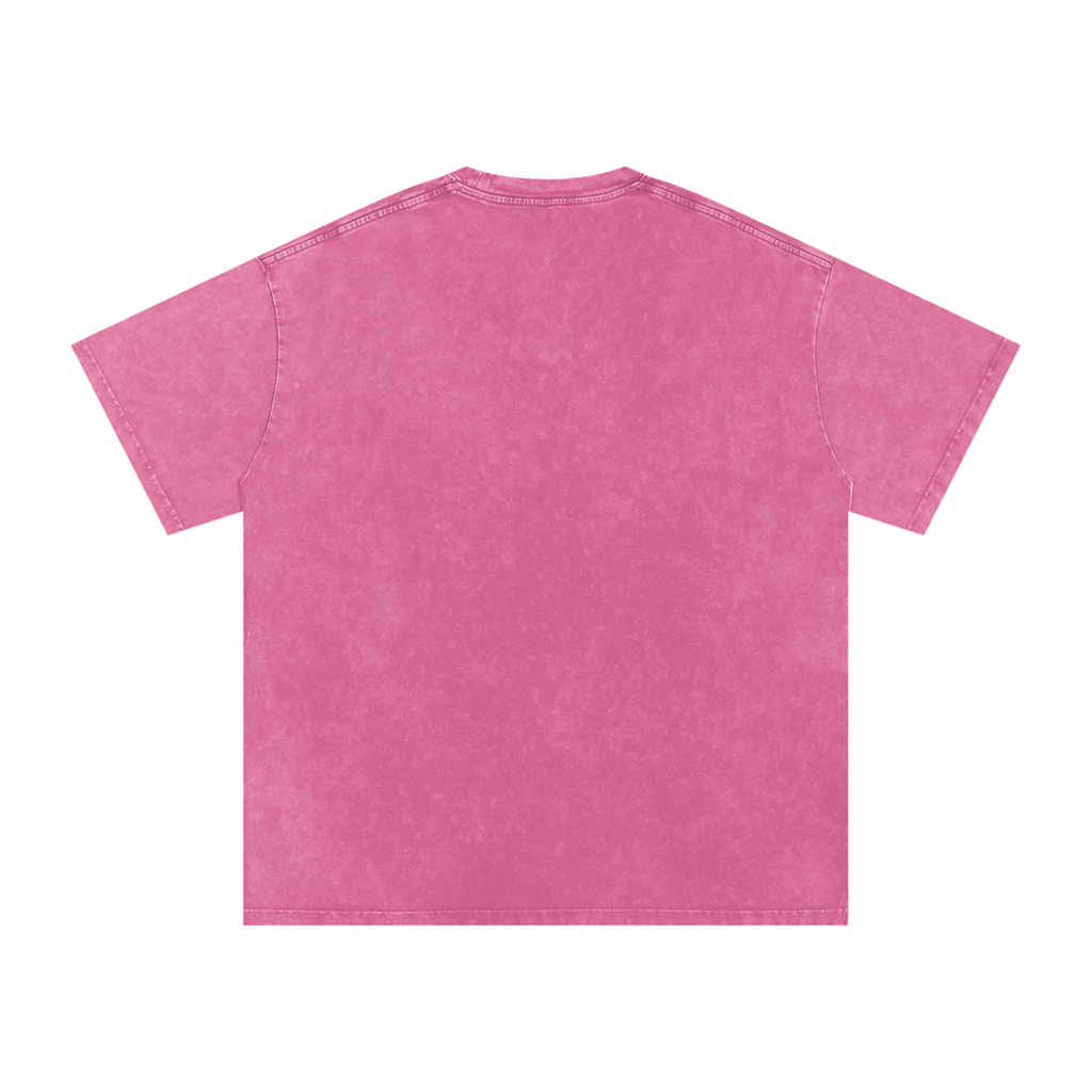 Snow Wash Oversized Cotton T-Shirt