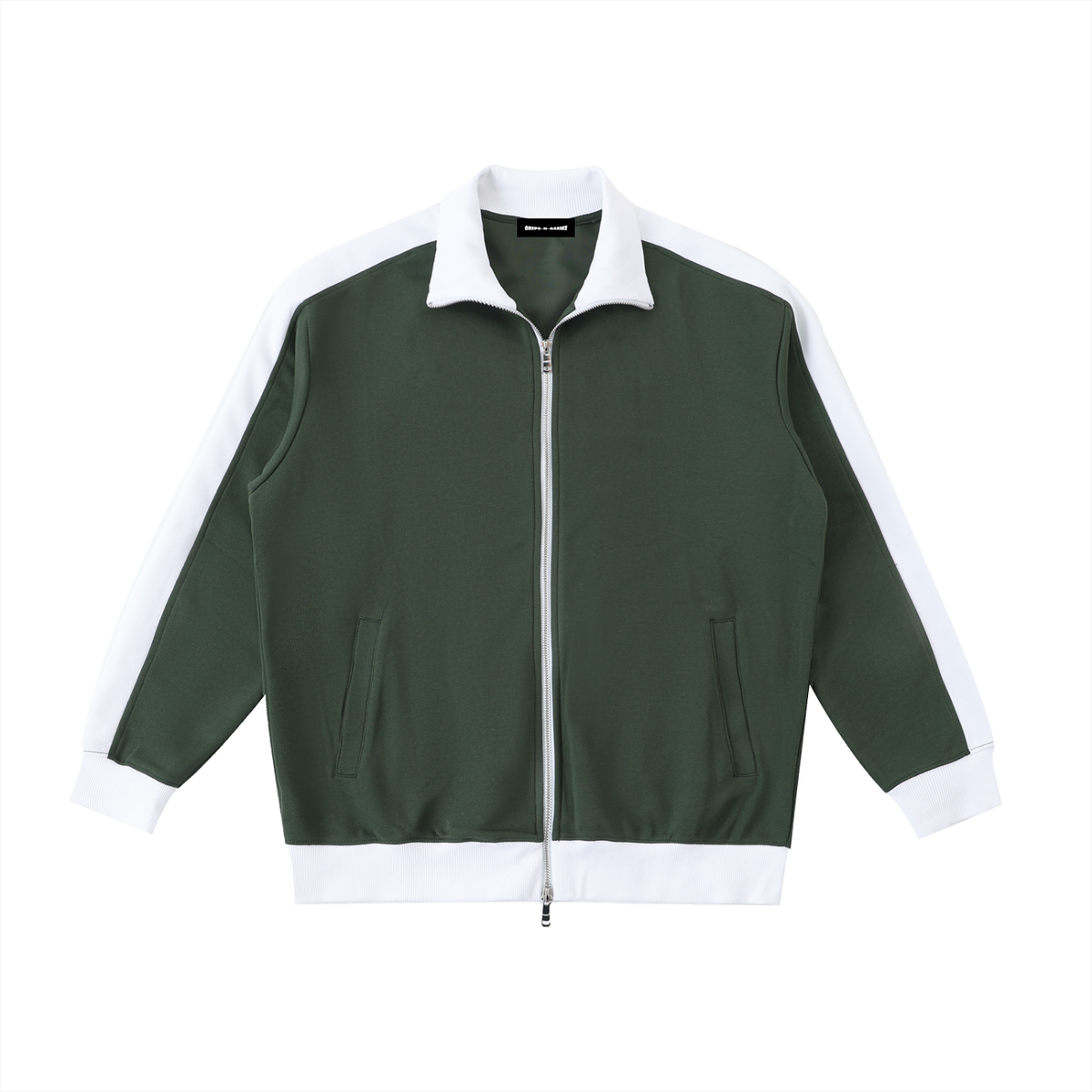 Contrast Trim Stand Collar Jacket II