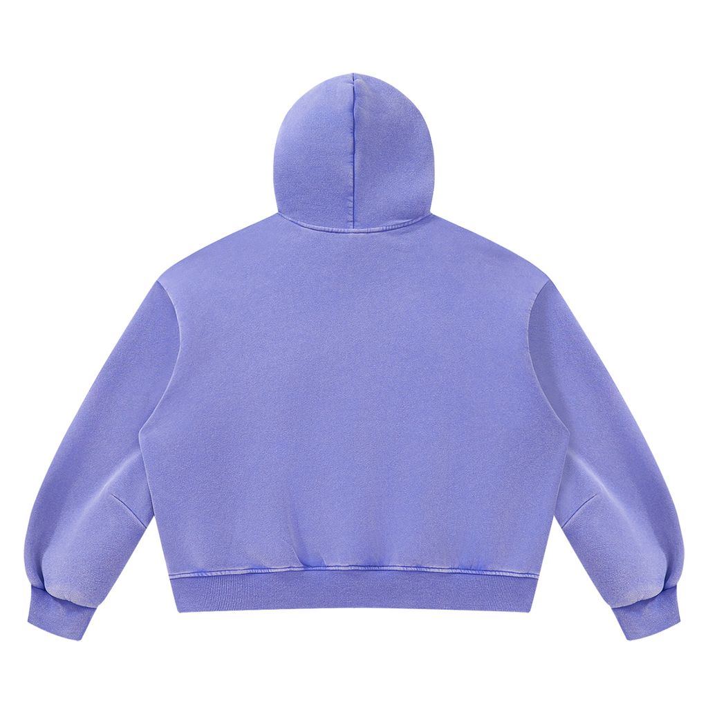 390 NGSM Vintage Wash Boxy Fleece Hoodie (U)