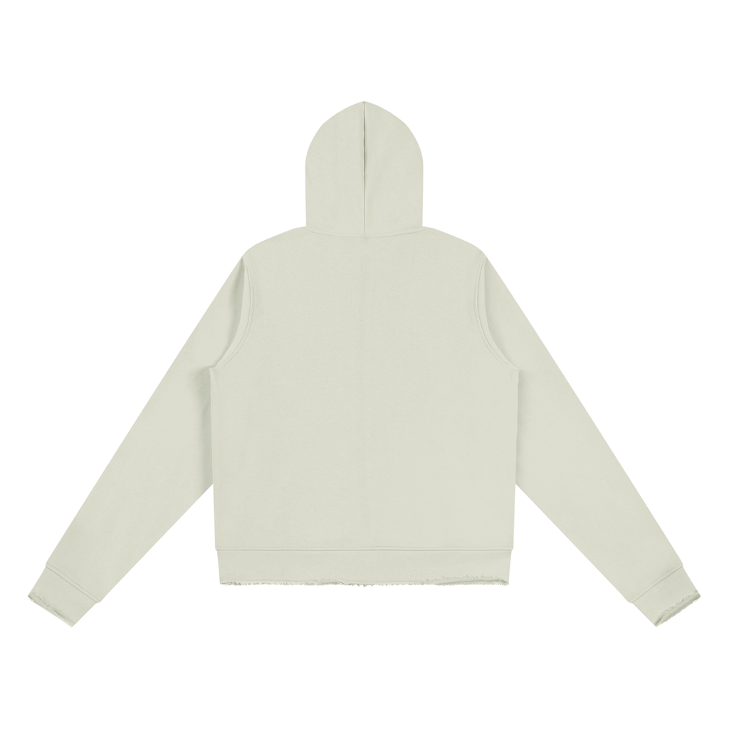 350 GSM Raw Edge Full Zip Hoodie (W)