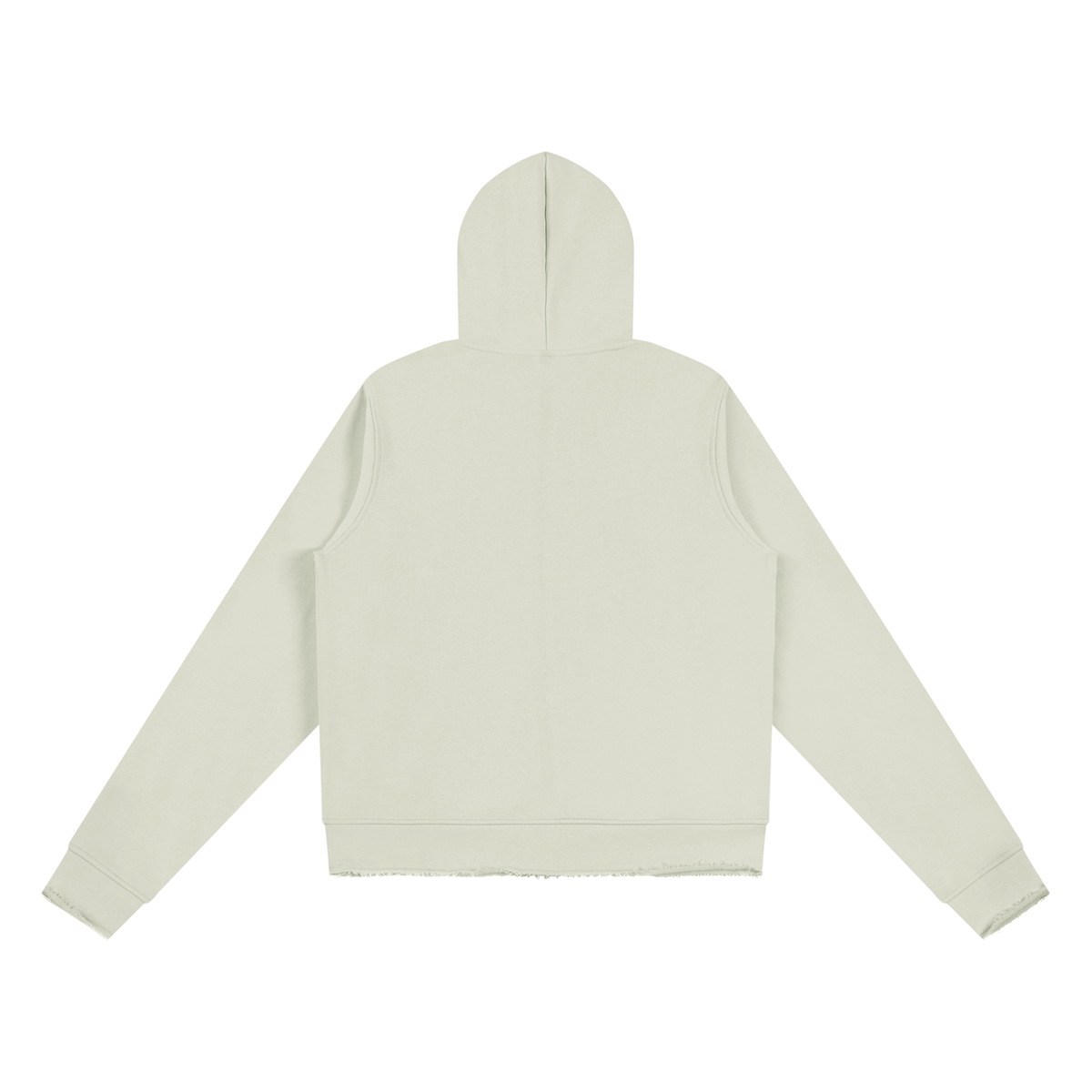 350 GSM Raw Edge Full Zip Hoodie (W)