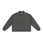 380 GSM Boxy Collared Detachable Sweatshirt (U)