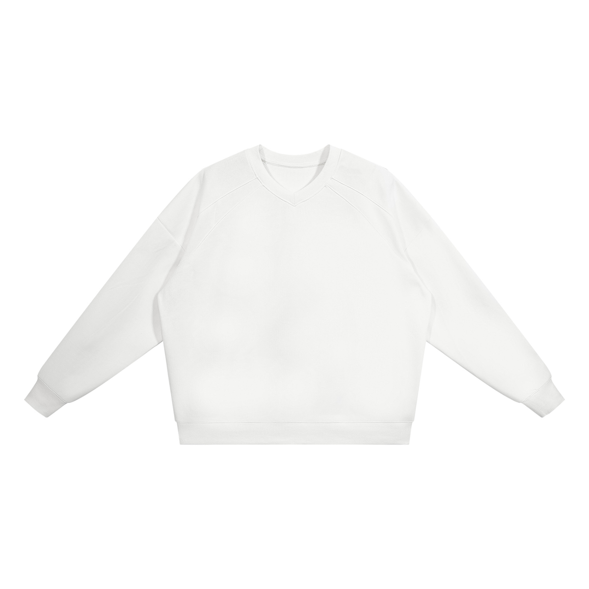 350 GSM Oversized V-Neck Sweatshirt (U)