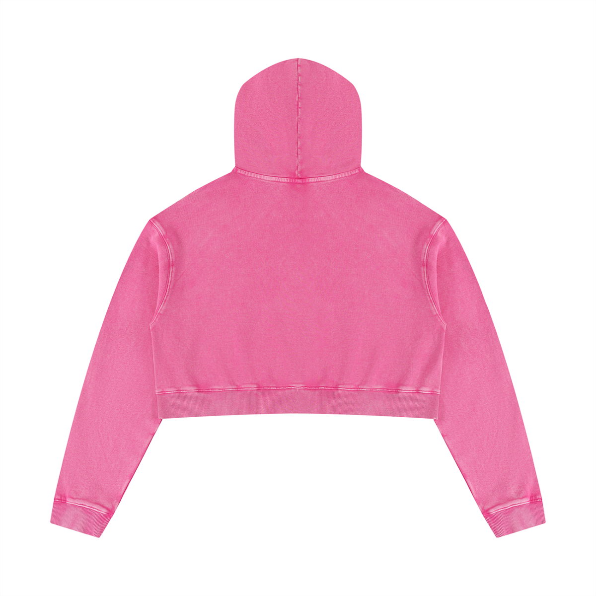 400 GSM Mineral Washed Crop Hoodie