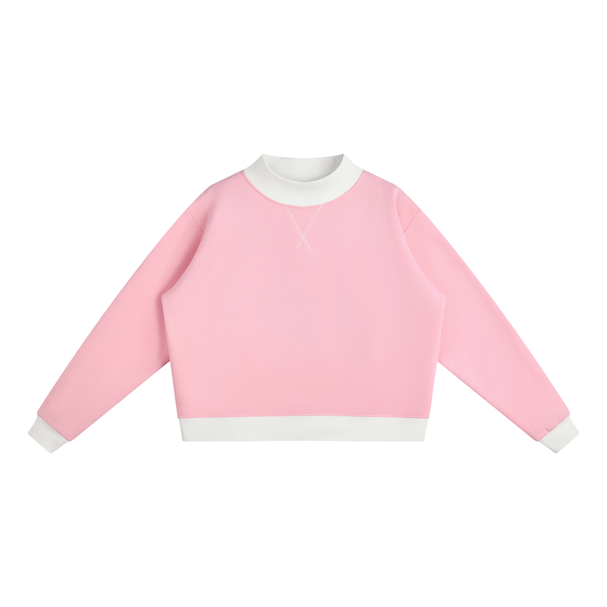 350 GSM Mock Neck Crewneck Sweatshirt (W)