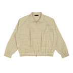 130 GSM Plaid Full-Zip Track Jacket (U)